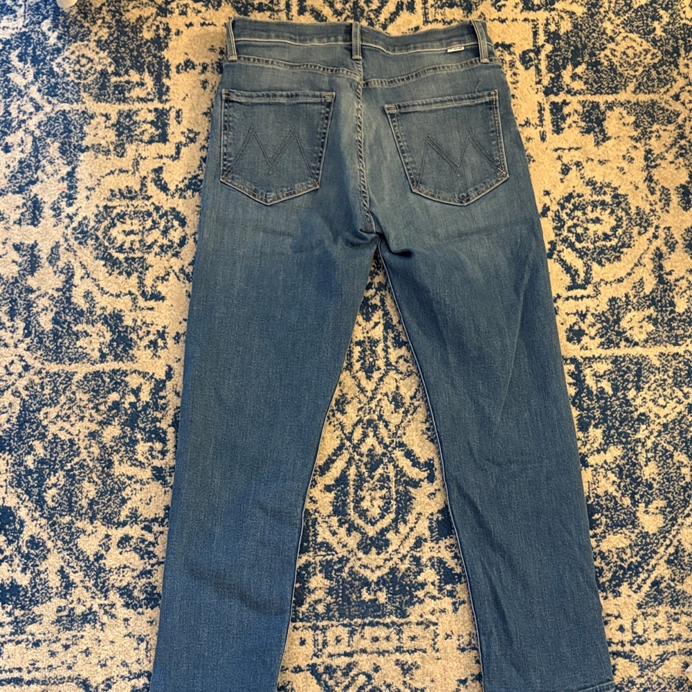 MOTHER Jeans Mid Rise Rider Ankle - Picture 5 of 6